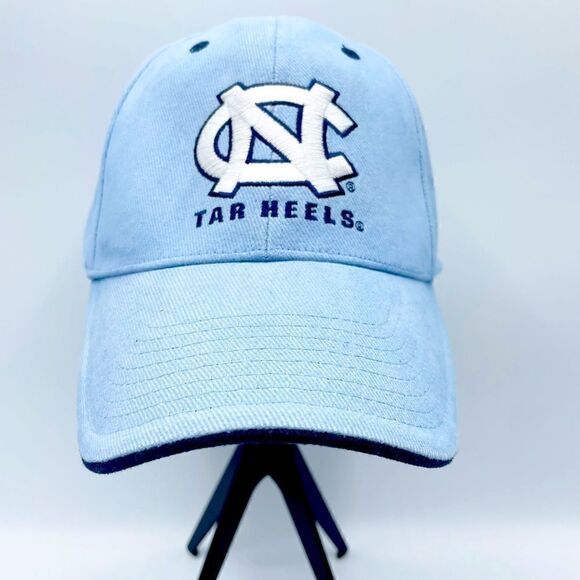 New University Of North Carolina UNC Tar Heels Signatures Strapback Hat Cap Y2K - Picture 1 of 5